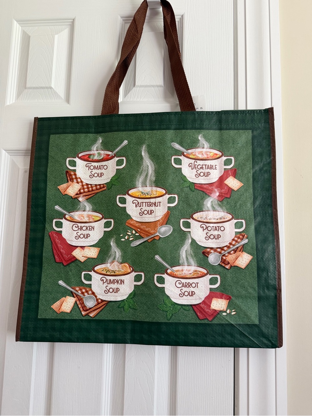 Homegoods/TJ Maxx Soup-Themed Reusable/Recycled Tote Bag.